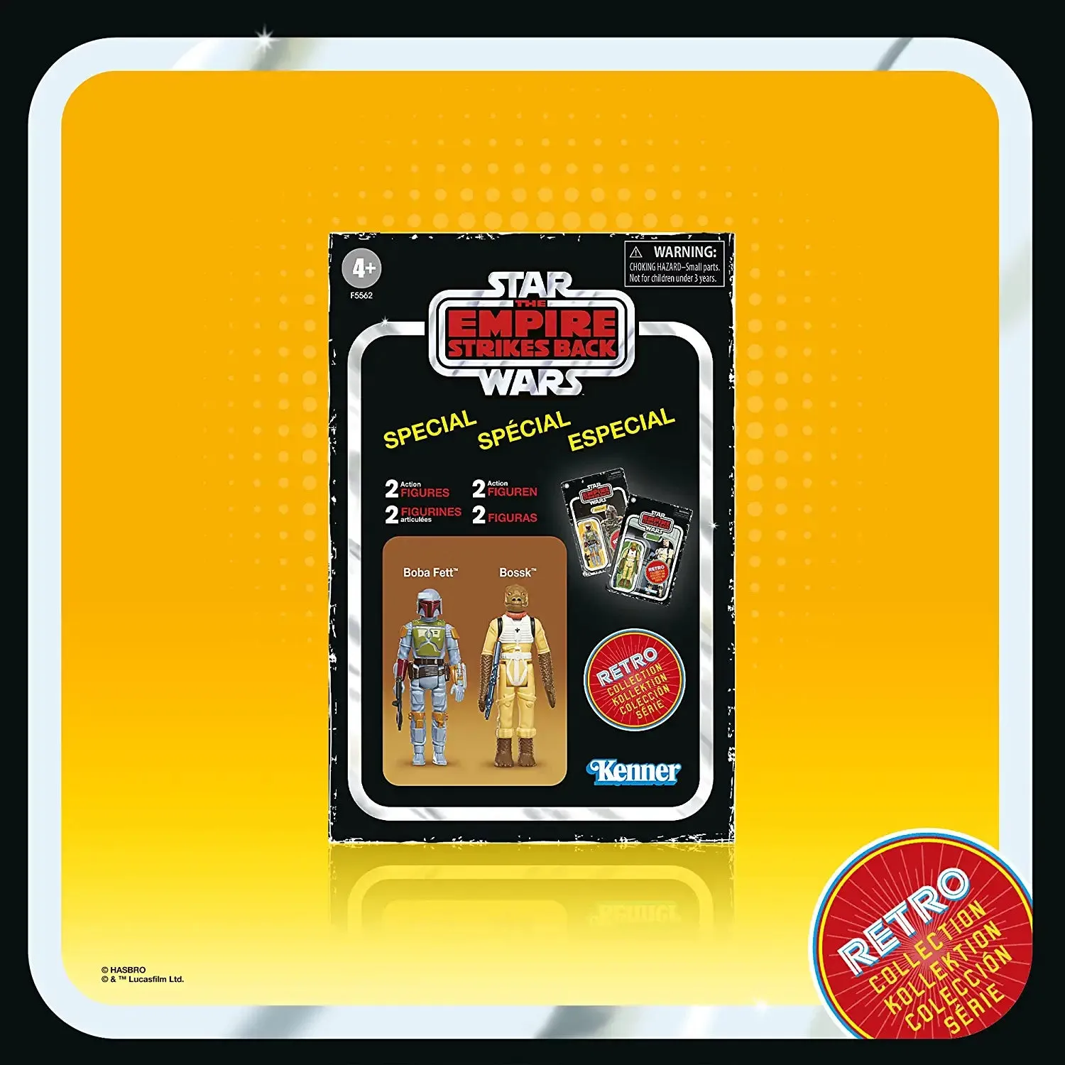 Star Wars Retro Collection Boba Fett & Bossk 3.75" Action Figure