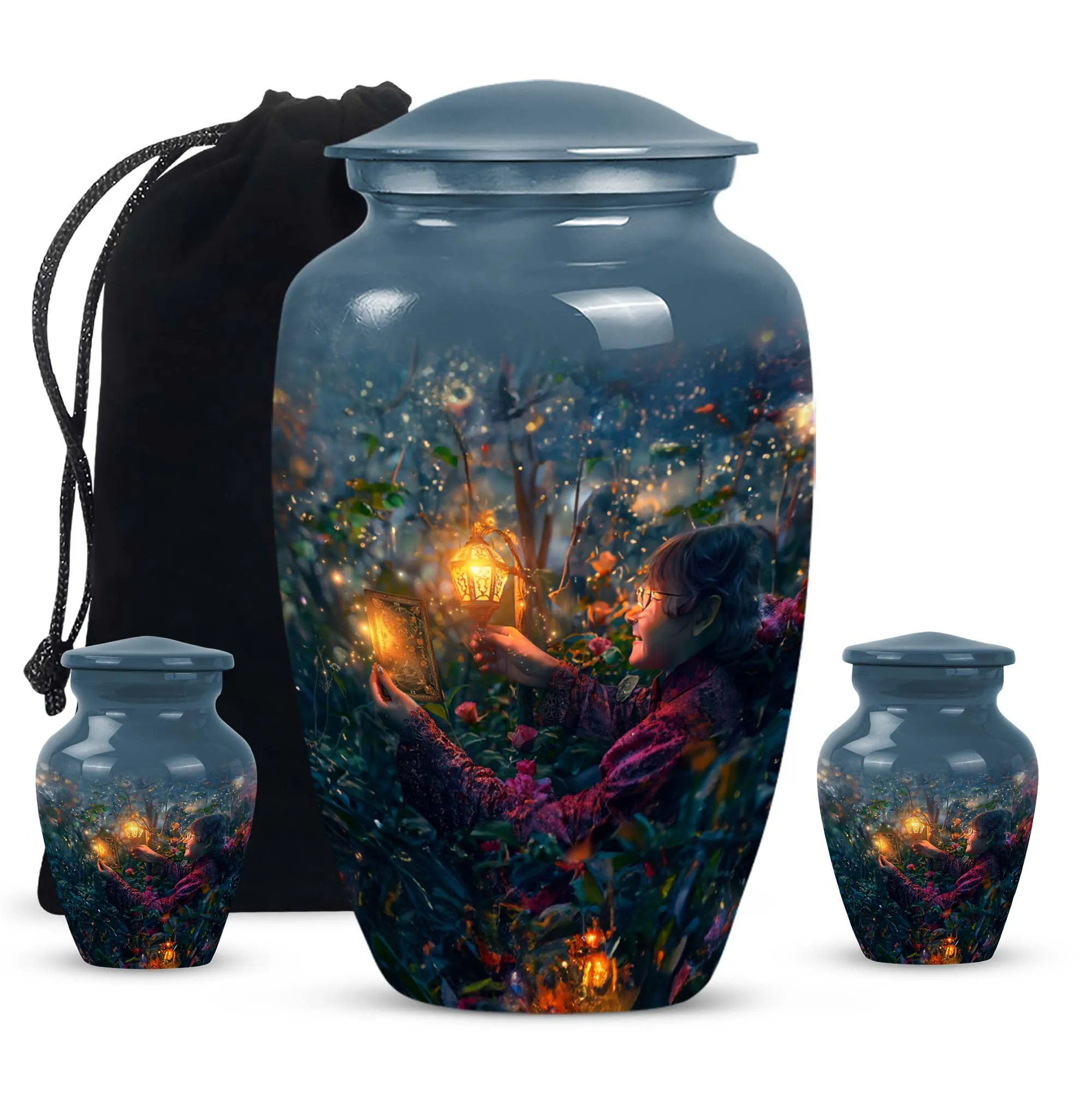 Tarot Tranquility: Classy Memorial Urn for Mom Ashes