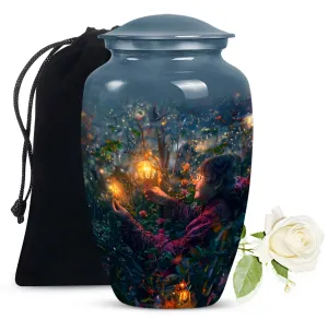 Tarot Tranquility: Classy Memorial Urn for Mom Ashes