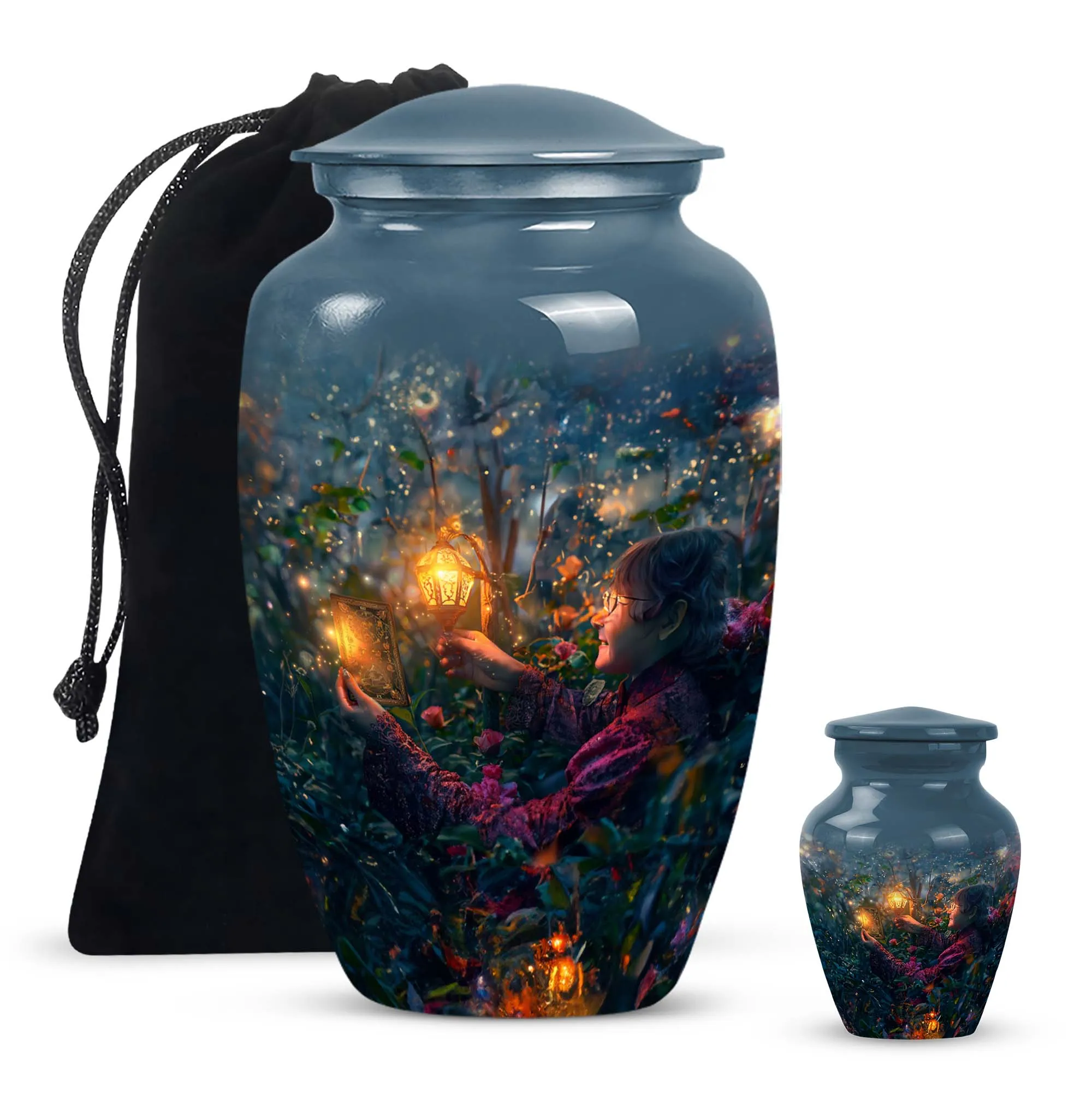 Tarot Tranquility: Classy Memorial Urn for Mom Ashes