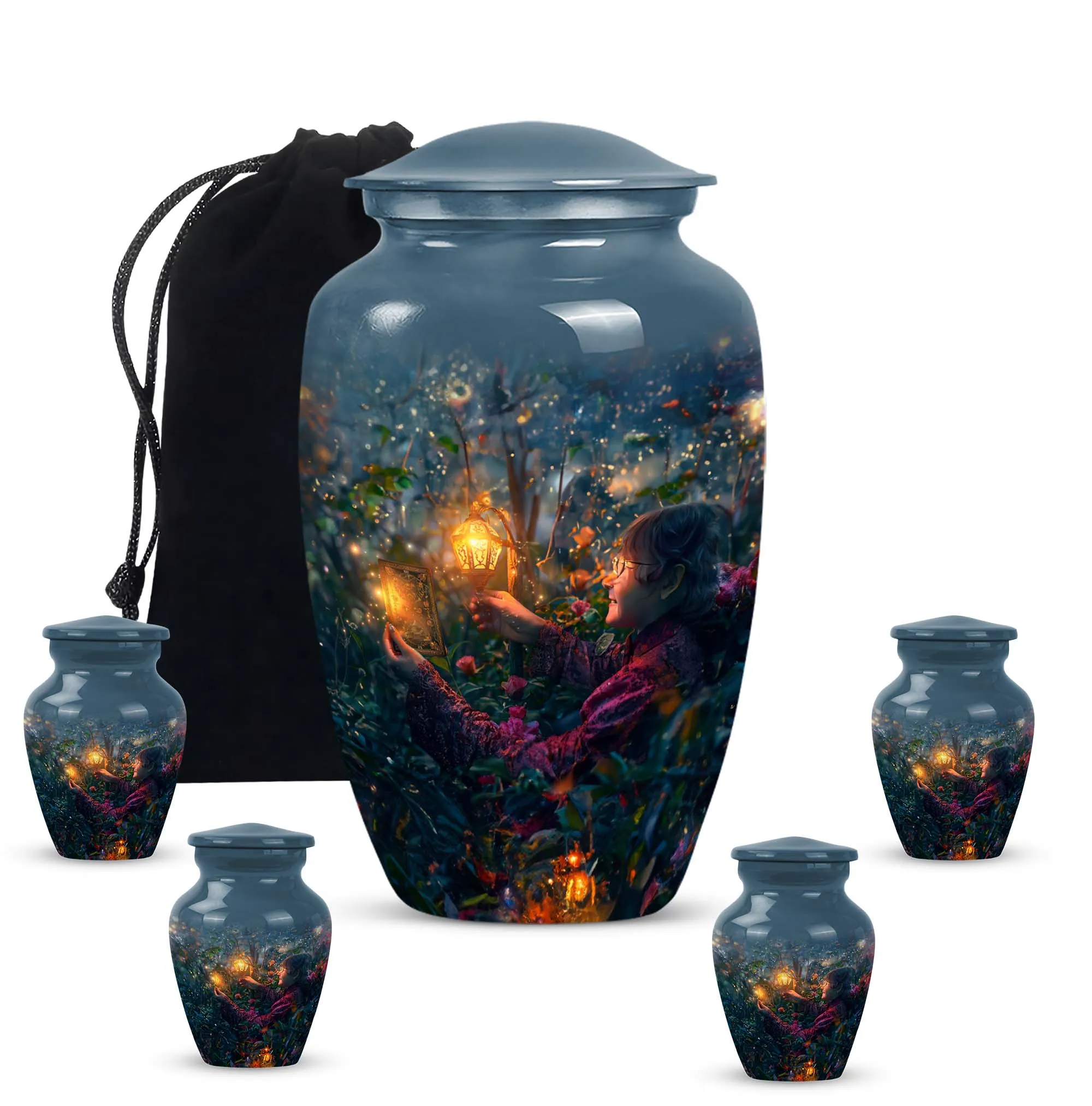 Tarot Tranquility: Classy Memorial Urn for Mom Ashes