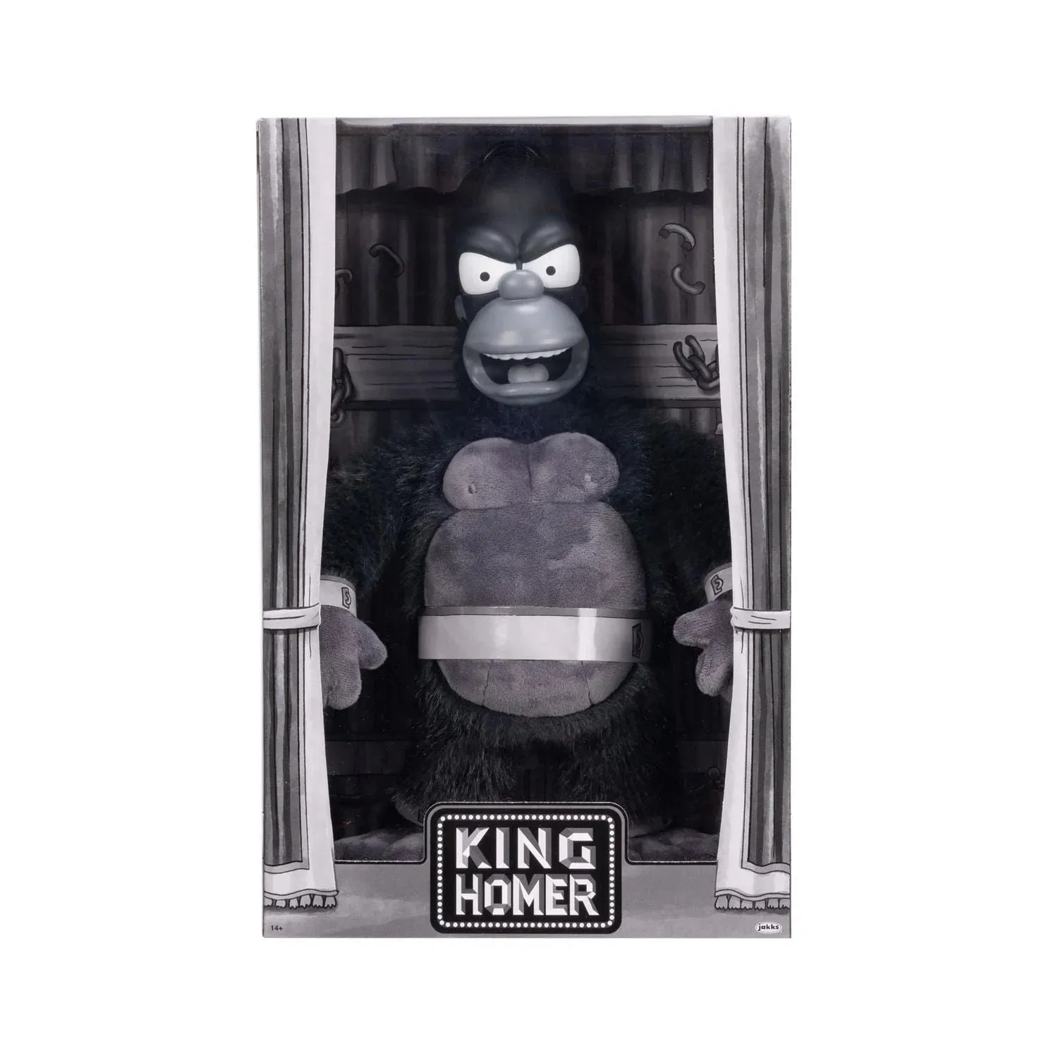 The Simpsons King Homer Plush