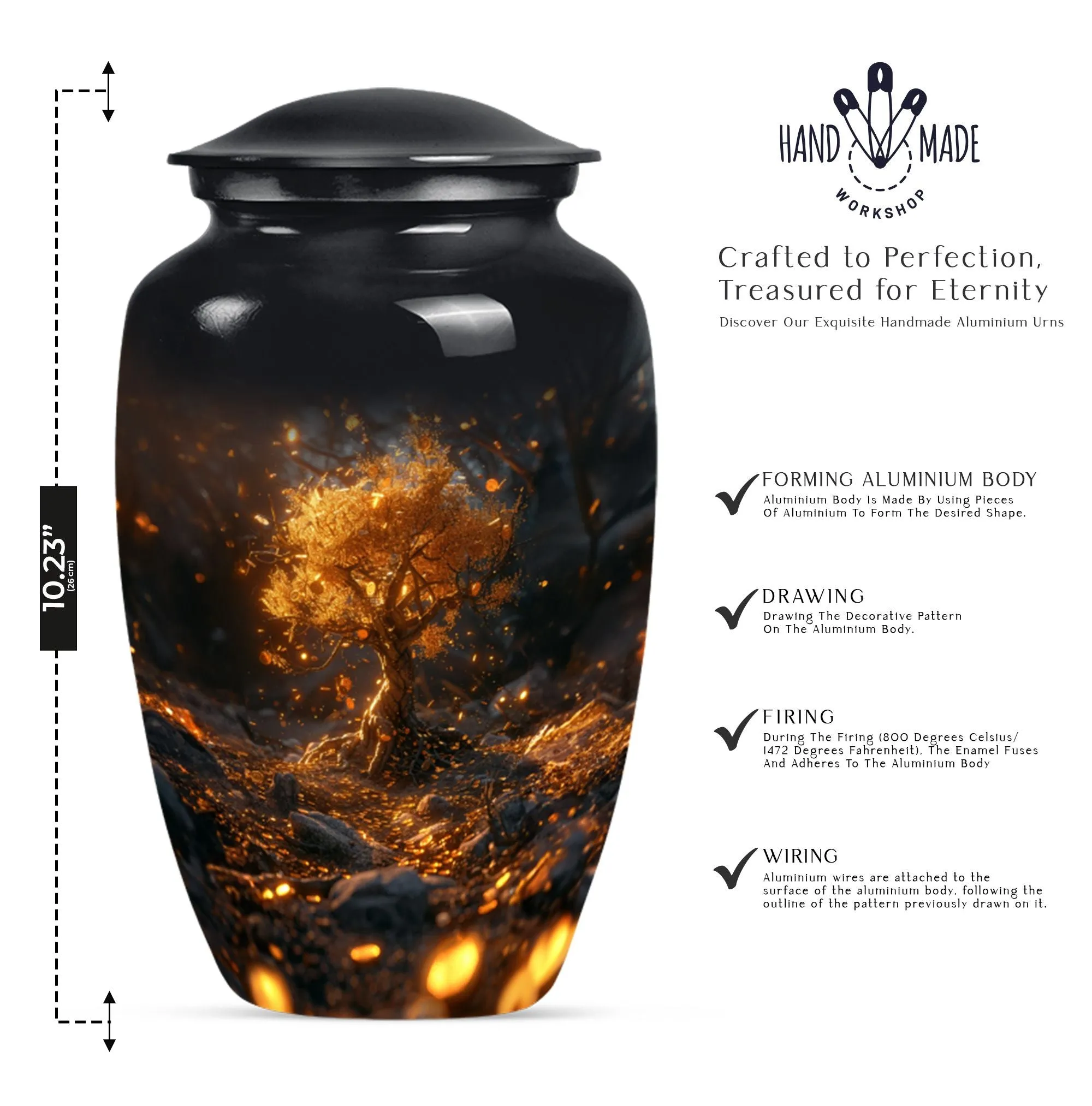Tree Of Life Cremation Urn For Ashes - Urn For Eternal Peace