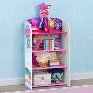 Trolls World Tour Wooden Playhouse 4-Shelf Bookcase