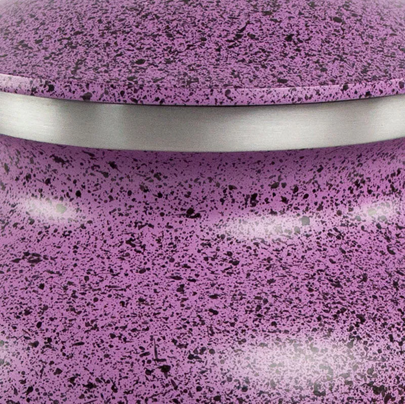 Two-Tone Lilac Classic Cremation Urn In Large