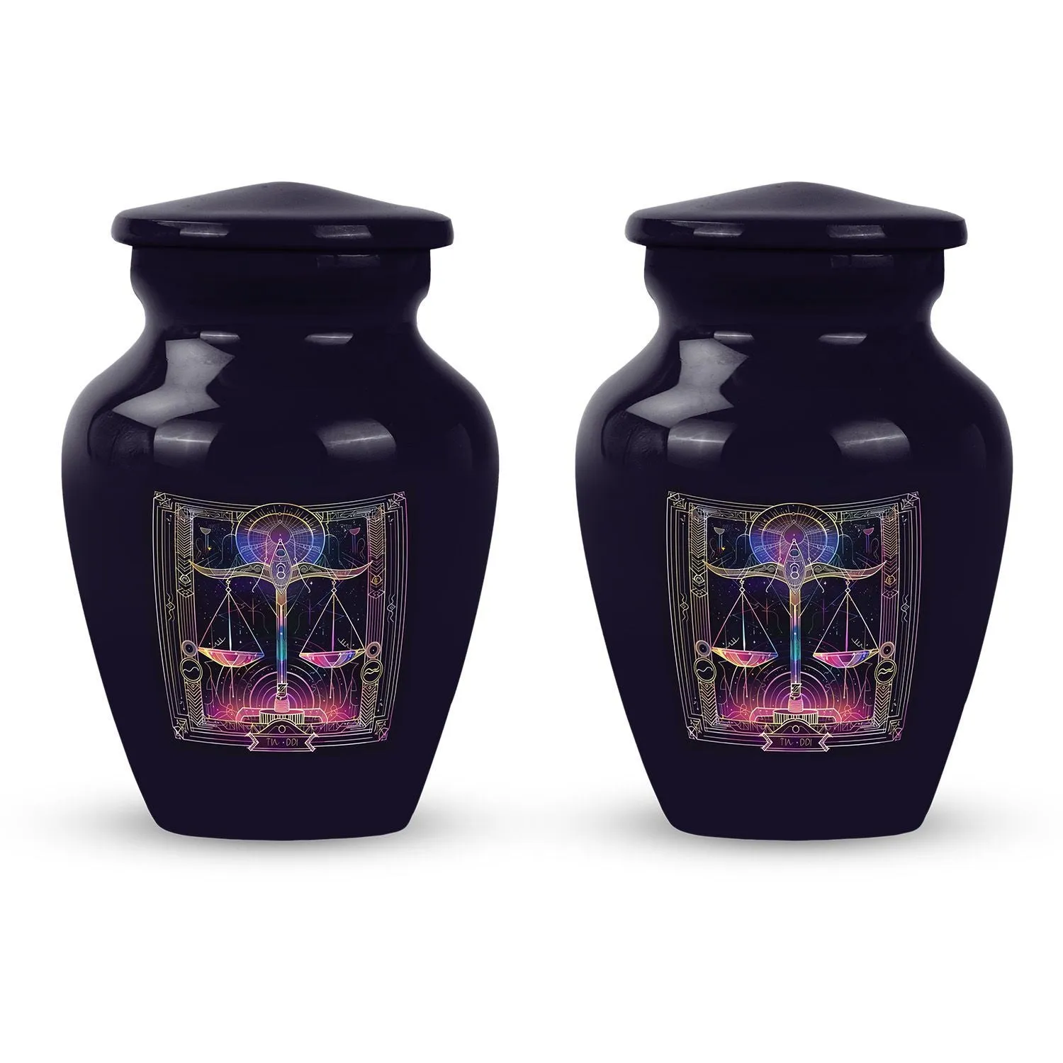 Unique Zodiac Commemoration: Medium-Sized Urn For Human Remains