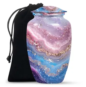Urbane Elegance Abstract Urn - Timeless Cremation Resting Place