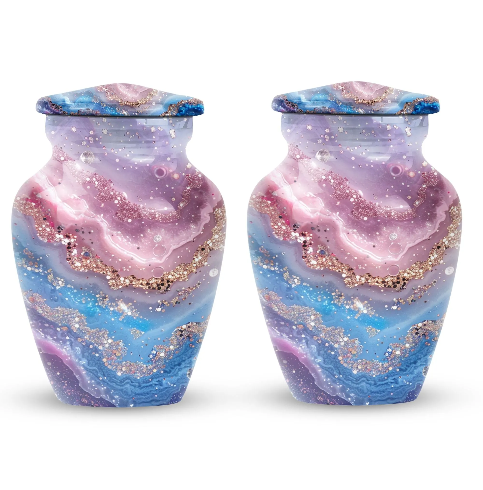 Urbane Elegance Abstract Urn - Timeless Cremation Resting Place