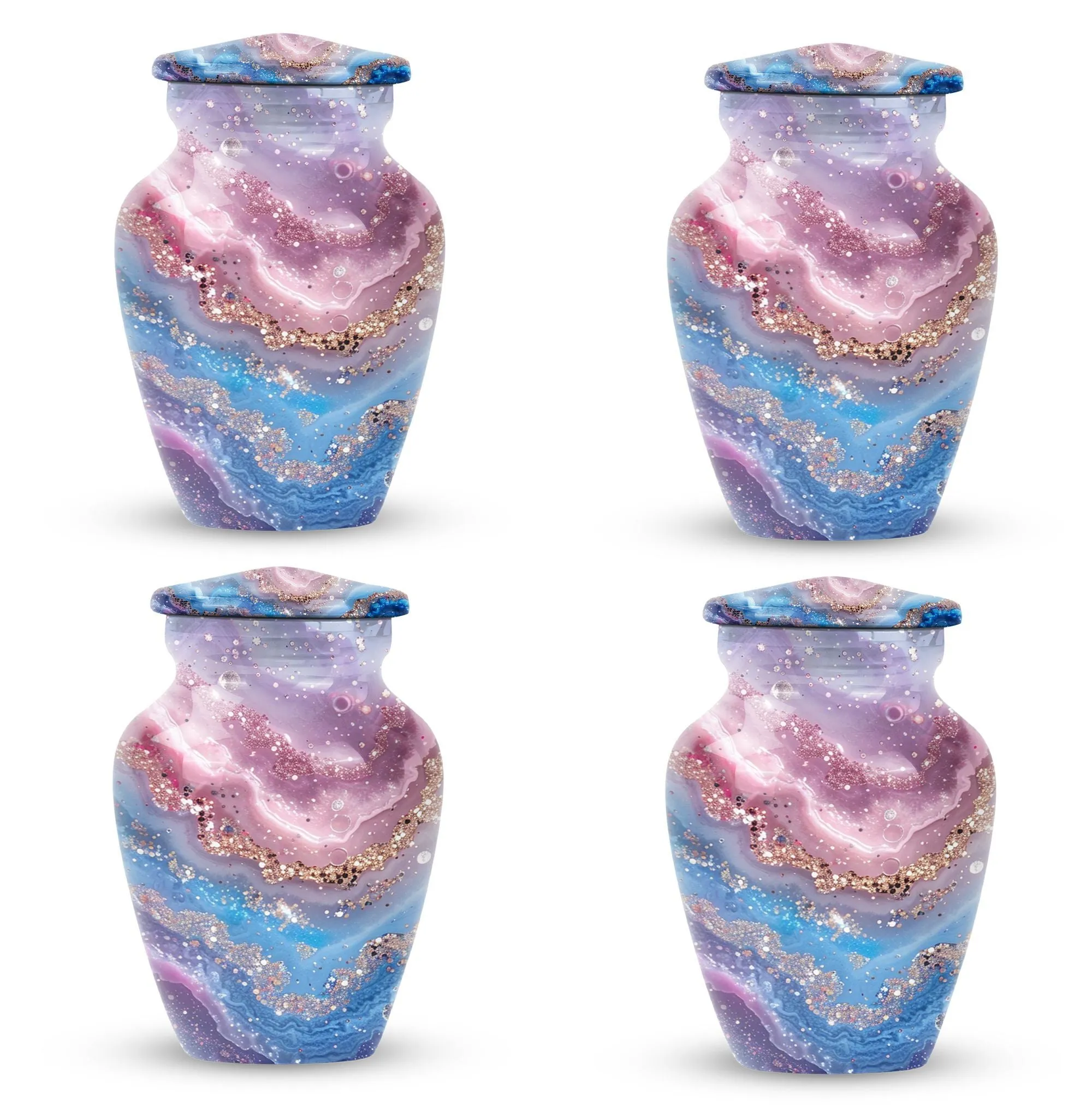 Urbane Elegance Abstract Urn - Timeless Cremation Resting Place