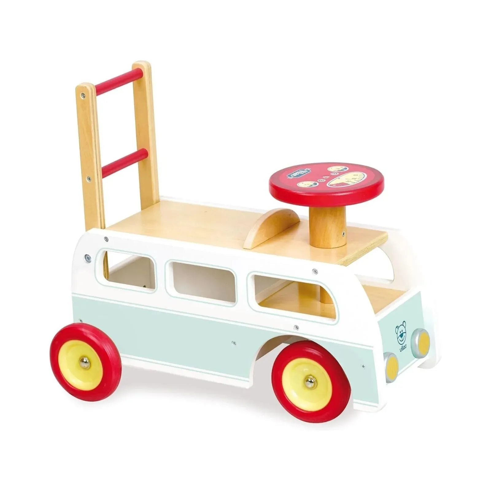 Vilac 2-in-1 Retro Wooden Camper Van