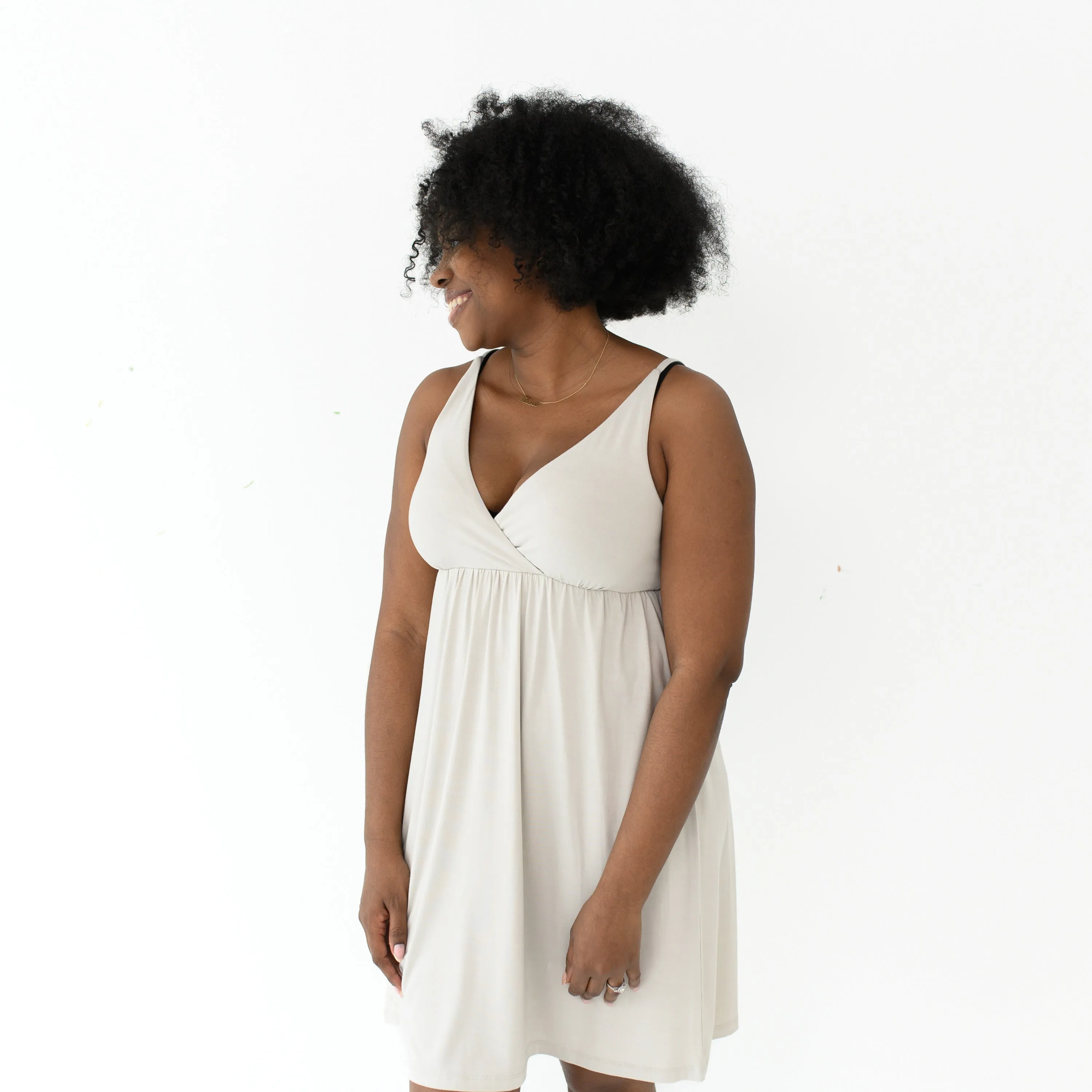 Women's Nightgown in Oat