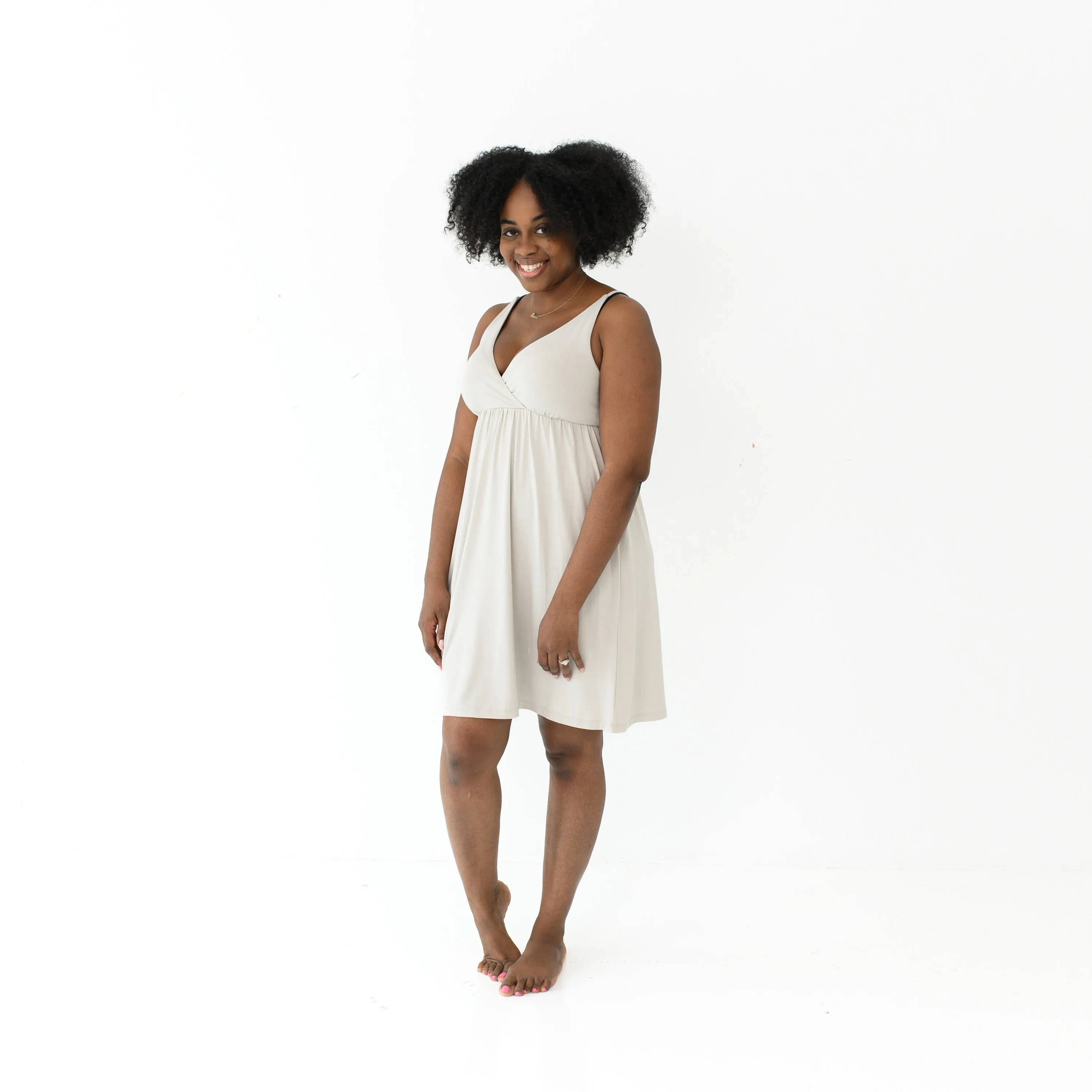 Women's Nightgown in Oat