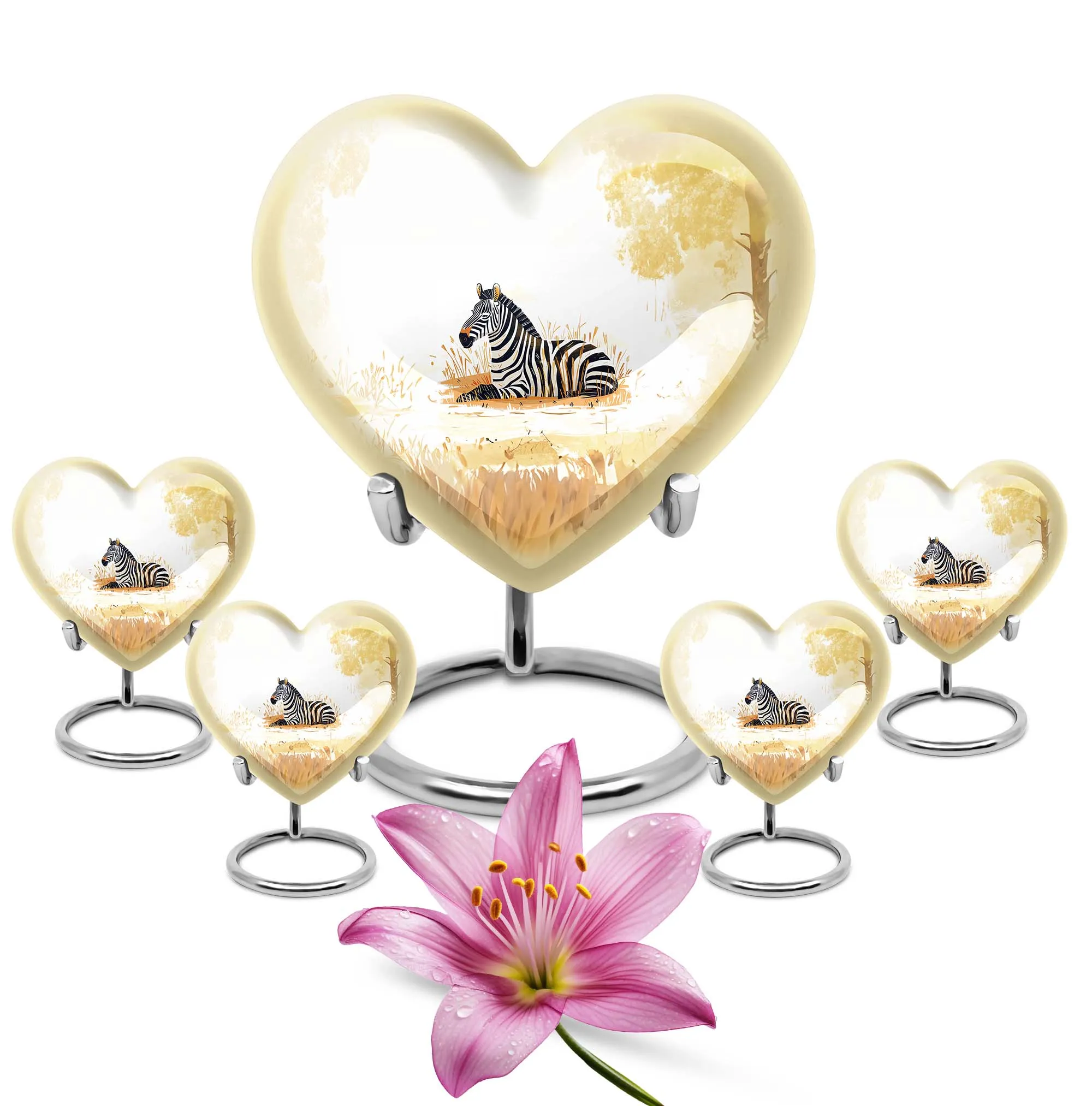Zebra Cremation Urn: An Adorable Heart-Felt Tribute