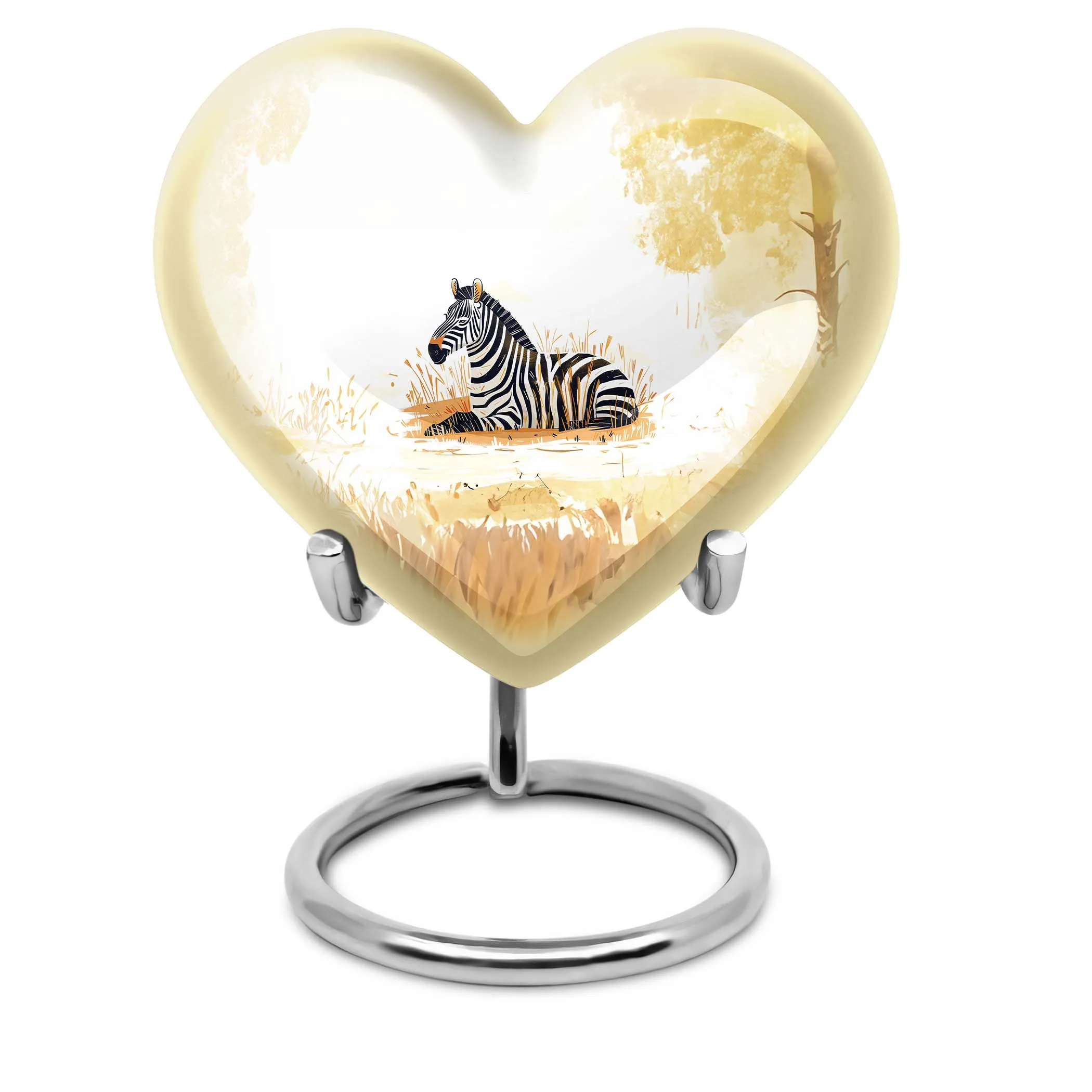 Zebra Cremation Urn: An Adorable Heart-Felt Tribute