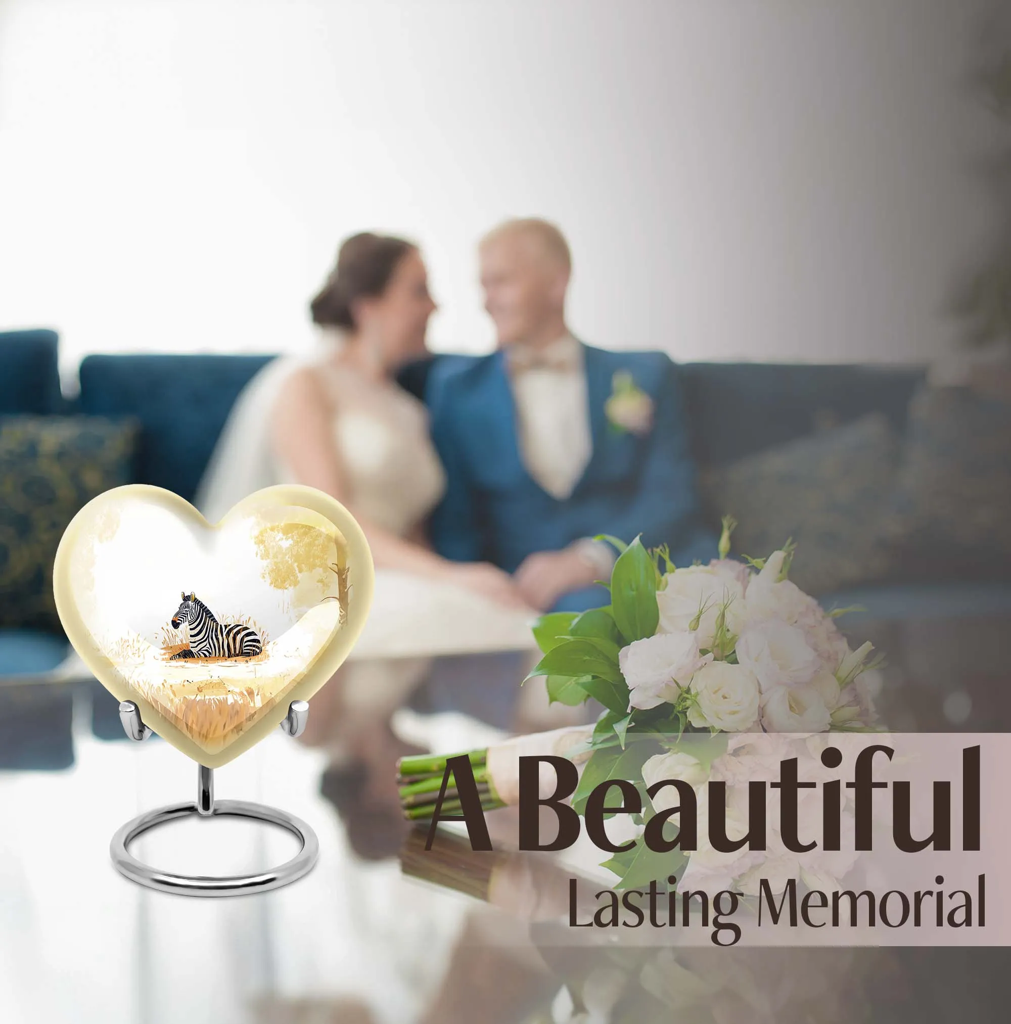 Zebra Cremation Urn: An Adorable Heart-Felt Tribute