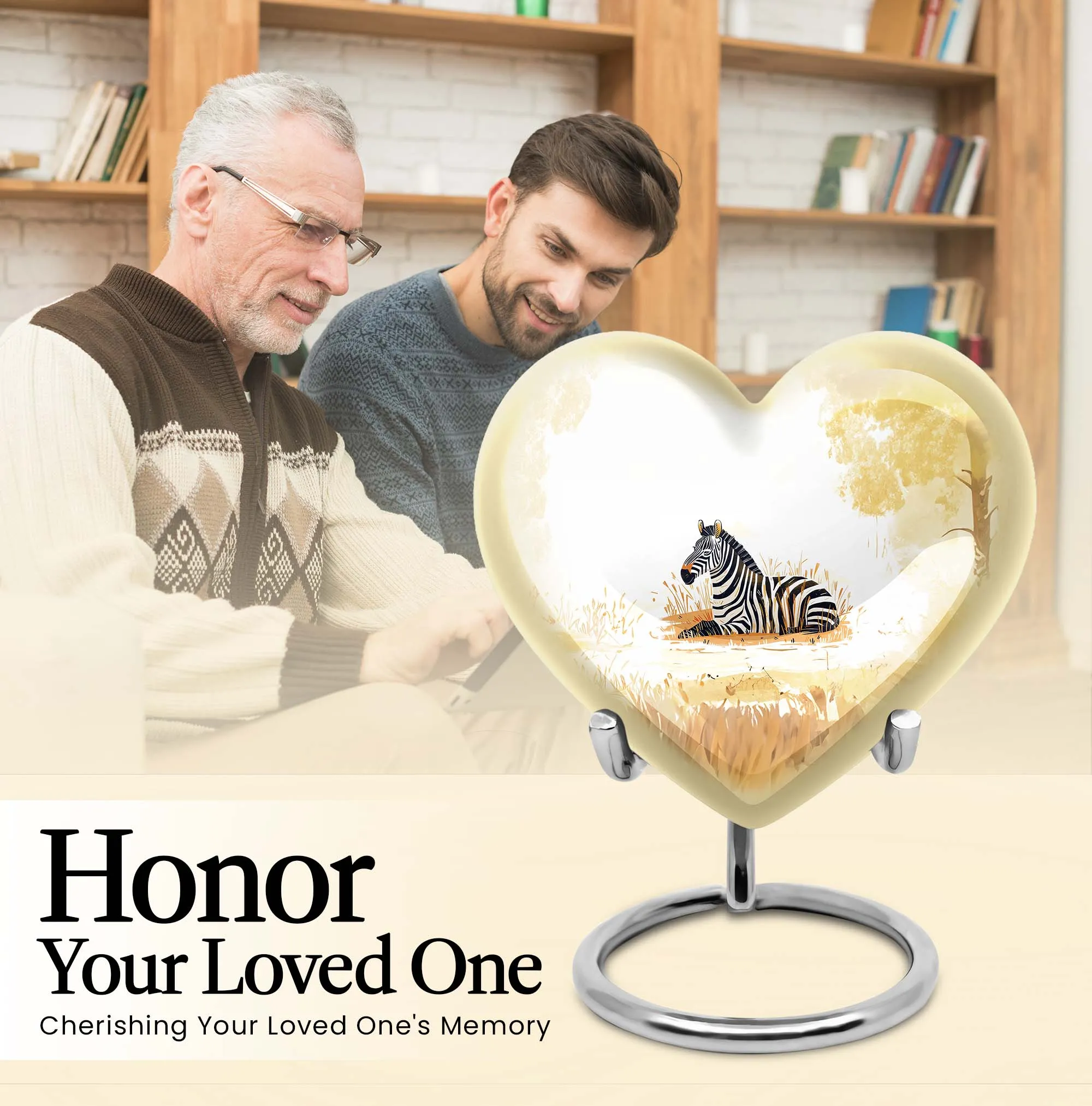 Zebra Cremation Urn: An Adorable Heart-Felt Tribute