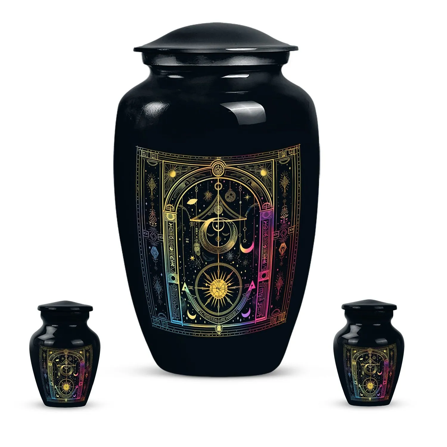 Zodiac Urn Abstract Themed Memorial Decorative Funeral Urn