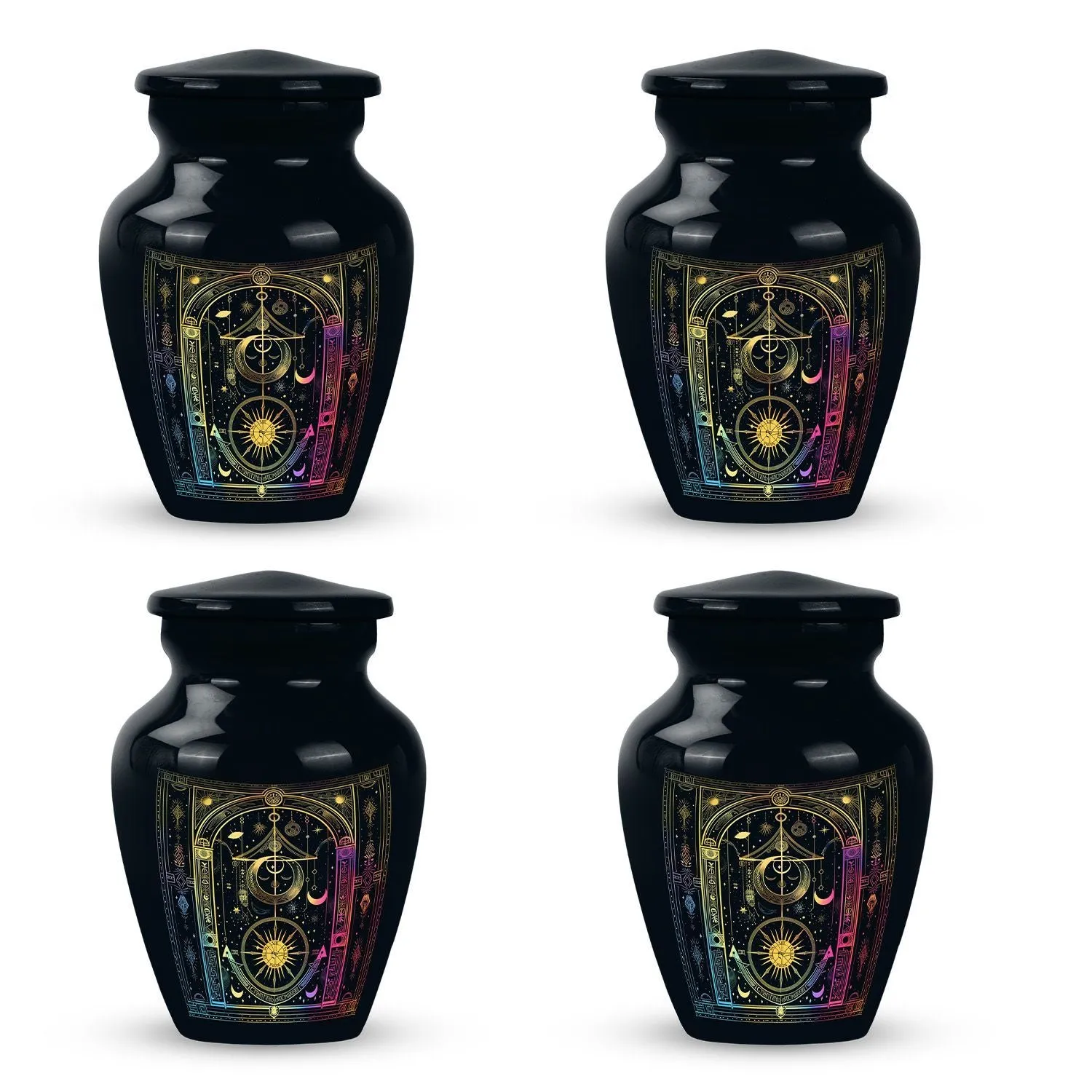 Zodiac Urn Abstract Themed Memorial Decorative Funeral Urn